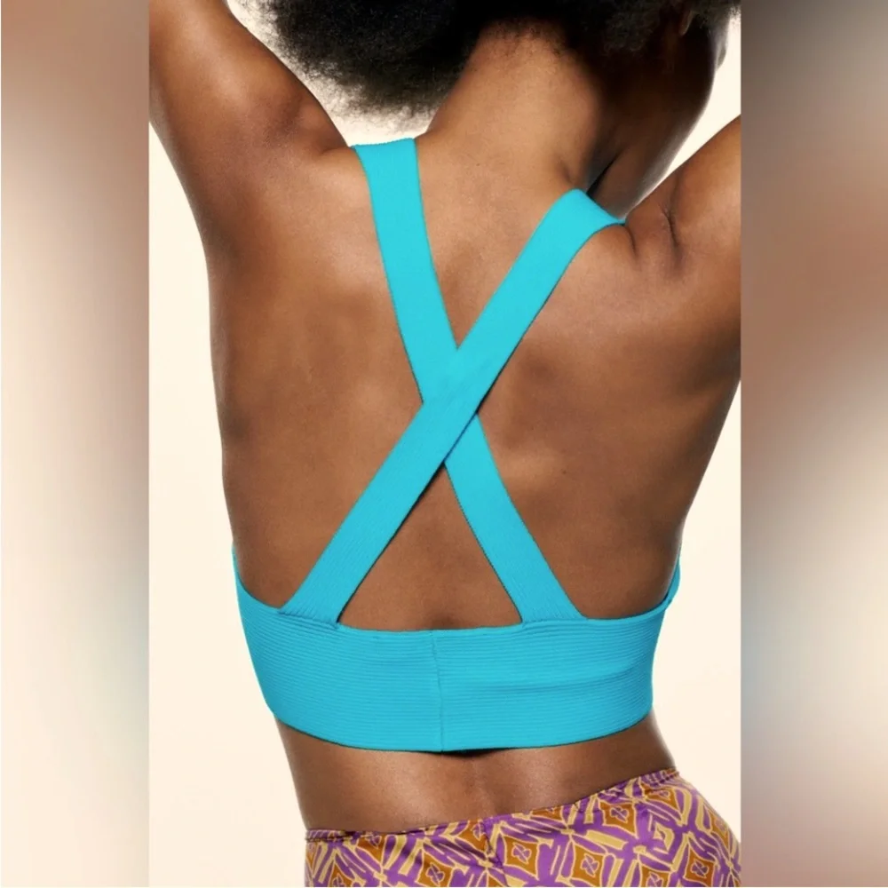 Zara Ribbed Crop Top Women’s Size Medium - Picture 3 of 7